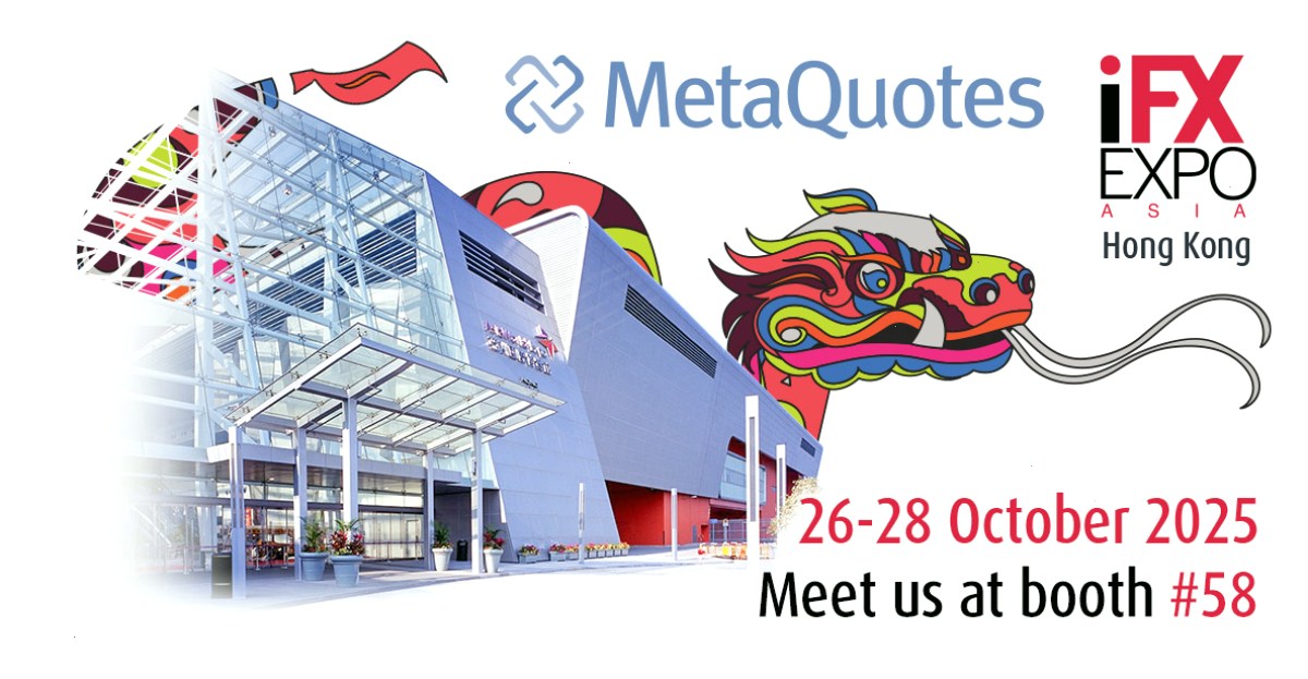 MT4_metatrader4中文版_入门教程常用工具与指标基础资源站：MetaQuotes —— 香港 iFX Expo Asia 2025 黄金赞助商（封面配图）